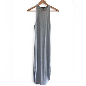 Kendall & Kylie NWOT Long Midi Dress Teal Grey Sleeveless Size S